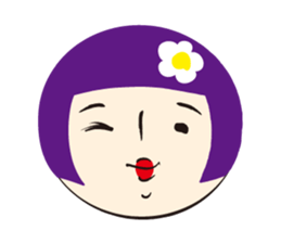 KOKESHI-JOSHI FACE40 sticker #2726944