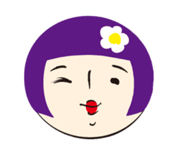 KOKESHI-JOSHI FACE40 sticker #2726944