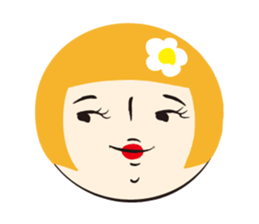 KOKESHI-JOSHI FACE40 sticker #2726946