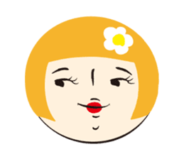 KOKESHI-JOSHI FACE40 sticker #2726946