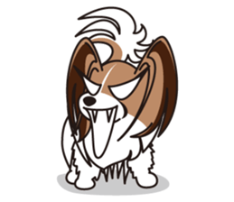 Papillon Happy & Mary with friends 1 sticker #2727303