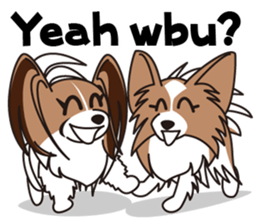 Papillon Happy & Mary with friends 1 sticker #2727306