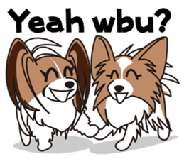 Papillon Happy & Mary with friends 1 sticker #2727306