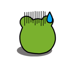 Round frog sticker #2727671