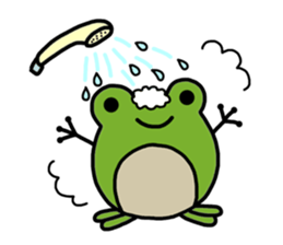 Round frog sticker #2727673