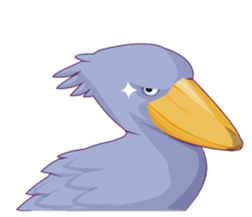 Shoebill, wonderful bird sticker #2727788