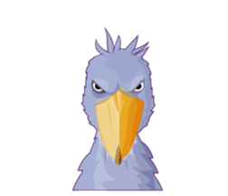 Shoebill, wonderful bird sticker #2727794