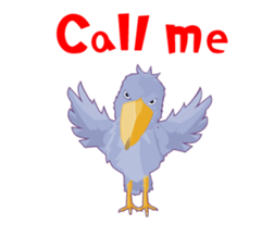 Shoebill, wonderful bird sticker #2727795