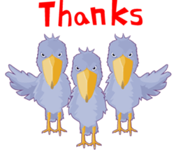 Shoebill, wonderful bird sticker #2727797