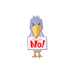 Shoebill, wonderful bird sticker #2727798