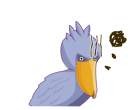 Shoebill, wonderful bird sticker #2727804