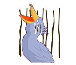 Shoebill, wonderful bird sticker #2727812