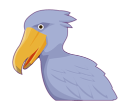 Shoebill, wonderful bird sticker #2727816
