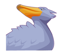Shoebill, wonderful bird sticker #2727819