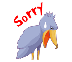 Shoebill, wonderful bird sticker #2727825