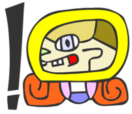 MAYA GLYPHS  Japanese Kansai Words sticker #2728065