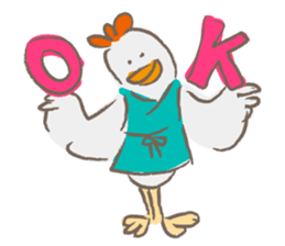 The bride of a hen sticker #2728067