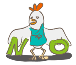 The bride of a hen sticker #2728068