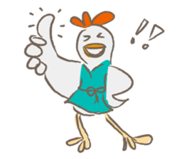 The bride of a hen sticker #2728069