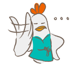 The bride of a hen sticker #2728070