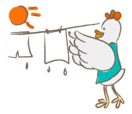 The bride of a hen sticker #2728071