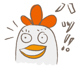 The bride of a hen sticker #2728087