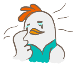 The bride of a hen sticker #2728090