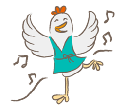 The bride of a hen sticker #2728097