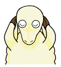 Leisured Sheep sticker #2728754