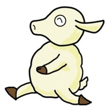 Leisured Sheep sticker #2728771