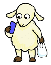 Leisured Sheep sticker #2728778