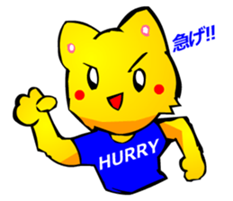 Commonly Used Word T-Shirt Wearing Cat sticker #2729043