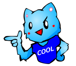 Commonly Used Word T-Shirt Wearing Cat sticker #2729047