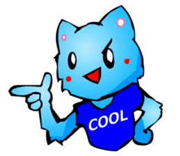 Commonly Used Word T-Shirt Wearing Cat sticker #2729047