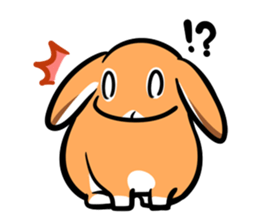 Yurudaru Lop Rabbit sticker #2729108