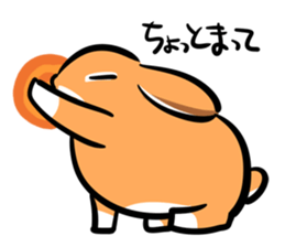 Yurudaru Lop Rabbit sticker #2729109