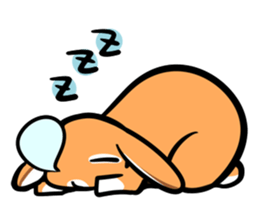 Yurudaru Lop Rabbit sticker #2729117