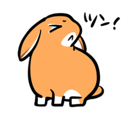 Yurudaru Lop Rabbit sticker #2729118