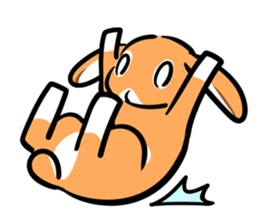 Yurudaru Lop Rabbit sticker #2729119