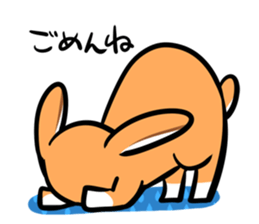 Yurudaru Lop Rabbit sticker #2729120