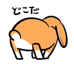 Yurudaru Lop Rabbit sticker #2729122