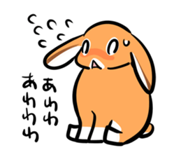 Yurudaru Lop Rabbit sticker #2729128