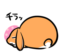 Yurudaru Lop Rabbit sticker #2729131