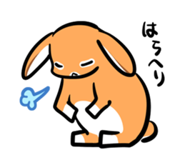 Yurudaru Lop Rabbit sticker #2729134