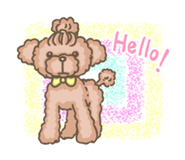 Poodle&yorkie. sticker #2729467