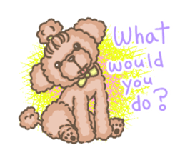 Poodle&yorkie. sticker #2729470