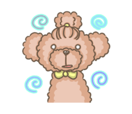 Poodle&yorkie. sticker #2729475