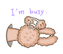 Poodle&yorkie. sticker #2729478