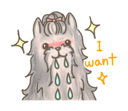 Poodle&yorkie. sticker #2729484