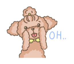 Poodle&yorkie. sticker #2729488